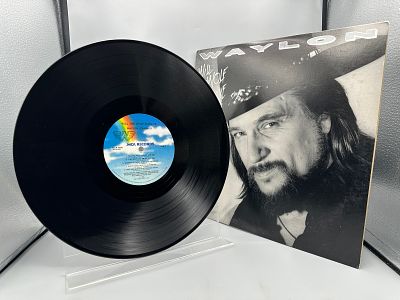 1986 MCA Records Waylon Jennings Will the Wolf Survive Promo Vinyl Album - MCA-5688 - Records 