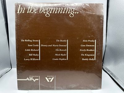 SEALED - In The Beginning (1980), ATV Music Group promo record - For Broadcast Use Only. Rare 
