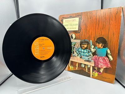 Nilsson: Pussy Cats (1974), produced by John Lennon, gatefold - Records are untested by the 