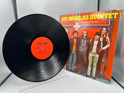 Sir Douglas Quintet: Together After Five (1970), small promo hole in cover - Records are 