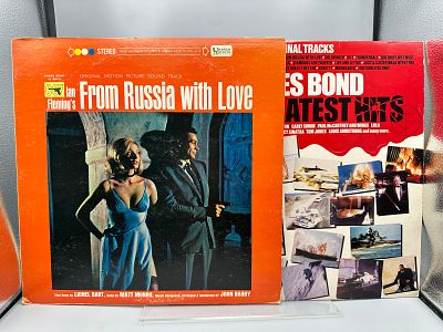 James Bond (2 Record Lot): From Russia With Love - Original Motion Picture Soundtrack (1979); 