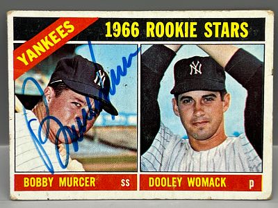 1966 Topps Bobby Murcer RC In Person Autographed Card #469 - No COA