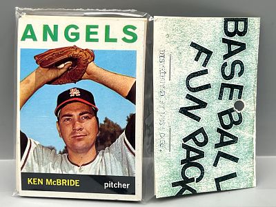 West Corp. Baseball Cello Fun Pack Repack 1964 Topps Unopened Pack