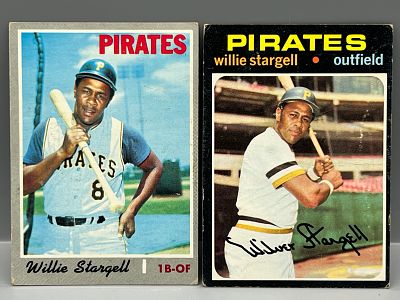 1970 Topps Willie Stargell #470 & 1971 Topps #230