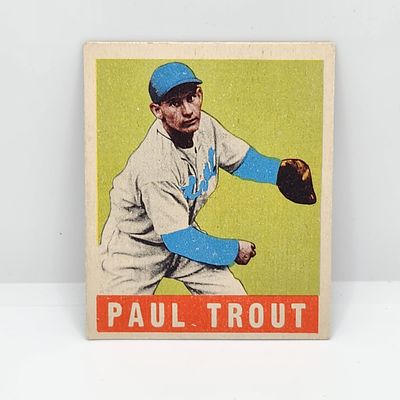 1948 Leaf Paul Trout #10