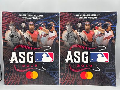 Lot of (2) 2019 MLB Baseball All Star Game Programs