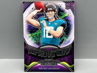 2021 Panini Contenders Trevor Lawrence Supernatural Insert RC #SN-TLR