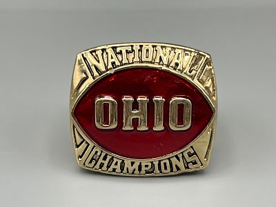Reproduction Ohio State Buckeyes Woody Hayes Commemorative National Championship Ring