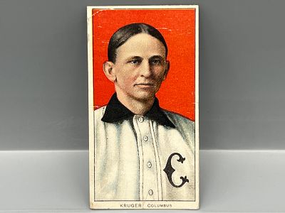 1909-11 T206 Art Kruger Sweet Caporal Back