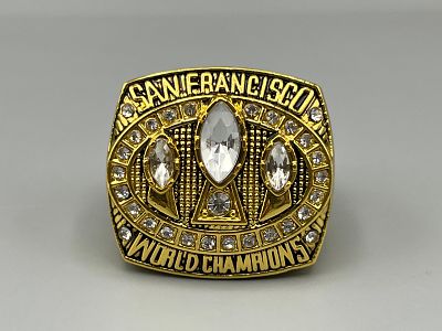 Reproduction San Francisco 49ers Jerry Rice Commemorative Super Bowl 1988 Championship Ring