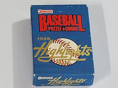Factory Sealed 1986 Donruss Highlights Set. Includes Bo Jackson XRC, Will Clark XRC, Jose Canseco XRC