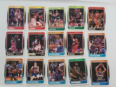 1988-89 Fleer Basketball Partial Set -- 41 Cards + 2 Stickers. Includes Mark Price RC, Horace 