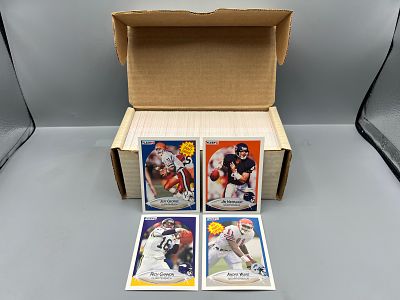 1990 Fleer Football Complete Set W/ Jeff George/Jim Harbaugh/Rich Gannon/Andre Ware RCs