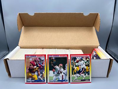 1990 Score Football Complete Set W/ Andre Ware/Jim Harbaugh/Junior Seau RCs