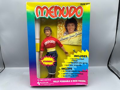 1983 Multi-Toys Corp Menudo Johnny 8-Inch Poseable Figure Style 1200