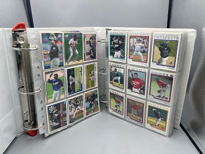 Lot of (2) Binders of Assorted Baseball Cards W/ Stars & Inserts