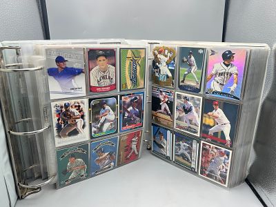 Lot of (2) Binders of Assorted Baseball Cards W/ Stars & Inserts