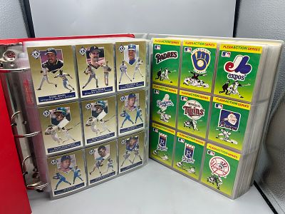 Lot of (2) Binders of Assorted Baseball Cards W/ Some Stars - Varying Conditions