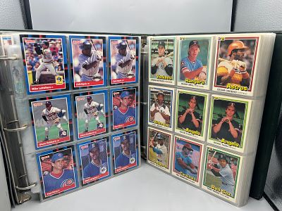 Lot of (2) Binders of Assorted Baseball Cards W/ Some Stars - Varying Conditions
