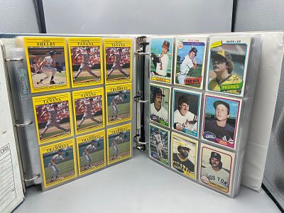 Lot of (2) Binders of Assorted Baseball Cards W/ Some Stars - Varying Conditions