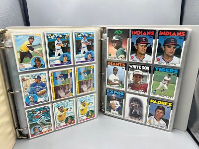 Lot of (2) Binders of Assorted Baseball Cards W/ Some Stars - Varying Conditions