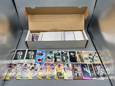 Box of Assorted Baseball Cards W/ Some Stars, Inserts & Relics