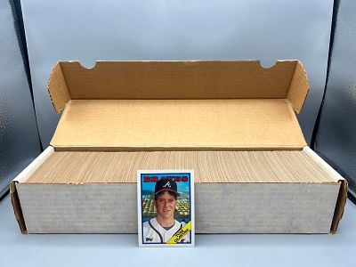 1988 Topps Baseball Complete Set W/ Tom Glavine RC - Glenn Braggs #263 Is Tiffany Version of Card
