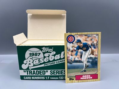 1987 Topps Traded Baseball Complete Set W/ Greg Maddux RC