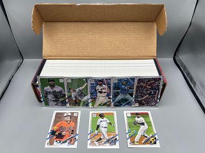 2021 Topps Baseball Complete Factory Hobby Edition Set W/ Ryan Mountcastle, Jazz Chisholm, & 