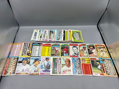 Lot of Assorted 1970s Topps Vintage Baseball Cards - Varying Conditions