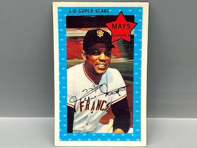 1971 Kellogg's 3-D Superstars Willie Mays #10