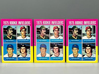 Lot of (3) 1975 Topps Keith Hernandez RCs #623