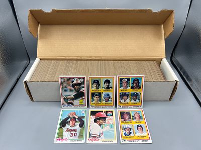 1978 Topps Baseball Complete Set W/ Eddie Murray, Alan Trammell/Paul Molitor, Lou Whitaker, & 