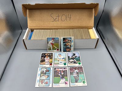 1973 Topps Baseball Complete Set W/ Goose Gossage, Dwight Evans, & Mike Schmidt RCs - Appears 