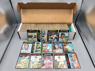1971 Topps Baseball Complete Set W/ Don Baylor/Dusty Baker, Bert Blyleven, Ted Simmons, & Steve 