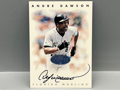 1996 Leaf Signature Series Andre Dawson On Card Auto