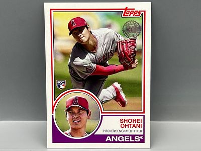 2018 Topps Update Shohei Ohtani 83' Topps Design RC #83-2