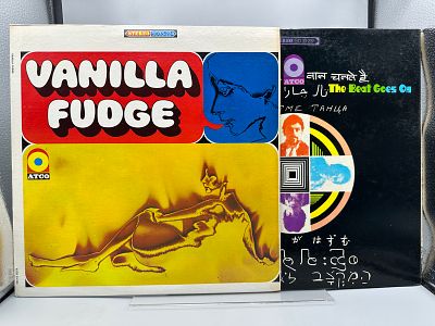 Lot of (2) Vanilla Fudge Vinyl Albums - Self-Titled Debut & The Beat Goes On - Records are 