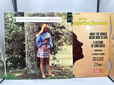 Lot of (2) Jackie DeShannon Vinyl Albums - What The World Needs Now Is Love & This Is Jackie 