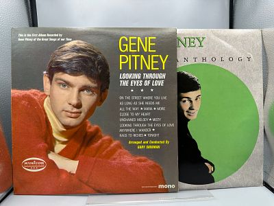 Lot of (2) Gene Pitney Vinyl Albums - Looking Through The Eyes Of Love & Anthology 1961-1968 - 