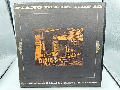 1966 Piano Blues Vinyl Album - RF-12 - Records are untested by the auction house for play 