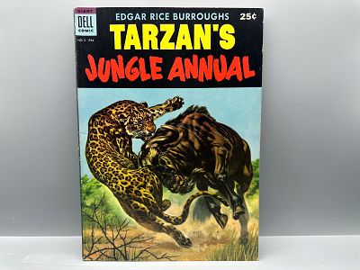 Dell Giant Comic Tarzan's Jungle Annual #3 Edgar Rice Burroughs 1954