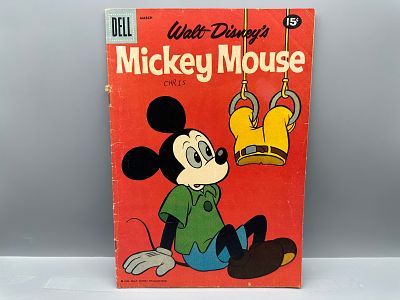 Dell Walt Disney's Mickey Mouse #76 Comic Book, March 1961