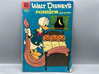Dell Walt Disney's Comics and Stories #217, Halloween Cover, October 1958
