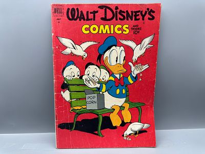 Dell Walt Disney's Comics and Stories #142, Carl Barks Art, July 1952