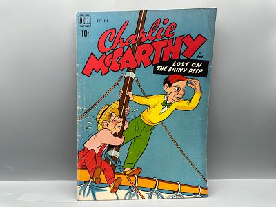 Dell Charlie McCarthy #3 Comic Book, Lost on the Briny Deep, 1949