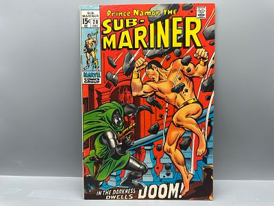 Marvel Comics The Sub-Mariner #20 Featuring Doctor Doom 1969