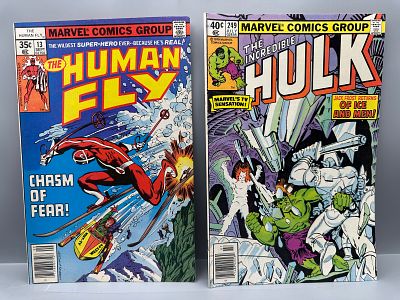 Marvel Comics The Incredible Hulk #249 and The Human Fly #13, 1978-1980