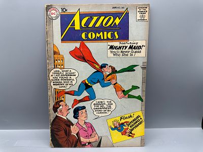 DC Comics Action Comics #260 Featuring Mighty Maid and Supergirl January 1960