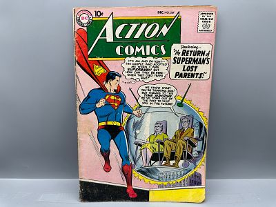 DC Comics Action Comics #247, Superman's Lost Parents Issue, December 1958